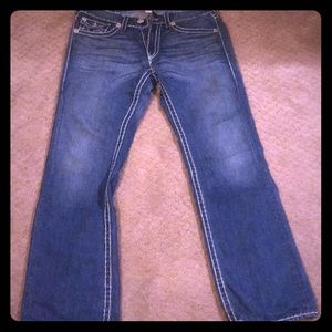 Barley used true religion jeans 34x32
